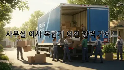 사무실 이사? 복합기 이전 완벽 가이드!